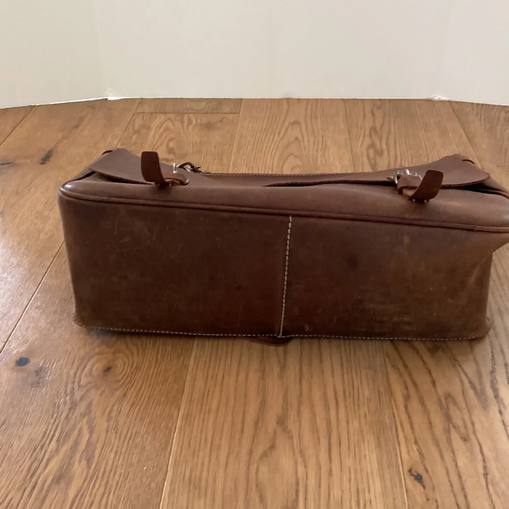 J. Crew Leather Messenger Bag